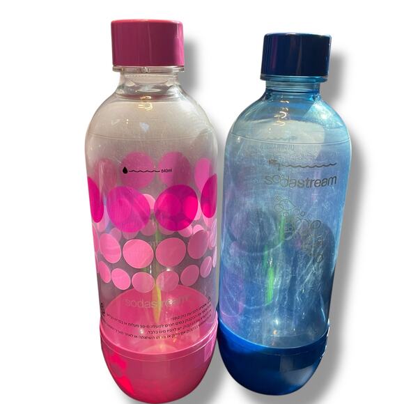 SodaStream Soda Stream Replacement Bottles 840 mL .89 QT Carbonated Water Lot x4 - Picture 7 of 11